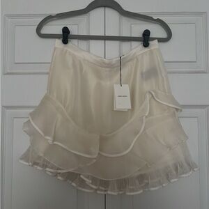 Isabel Marant Cream Mini Skirt